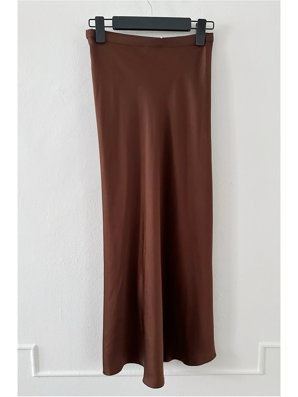Anine Bing Dolly Slip Skirt Midi Brown - Picture 5 of 8